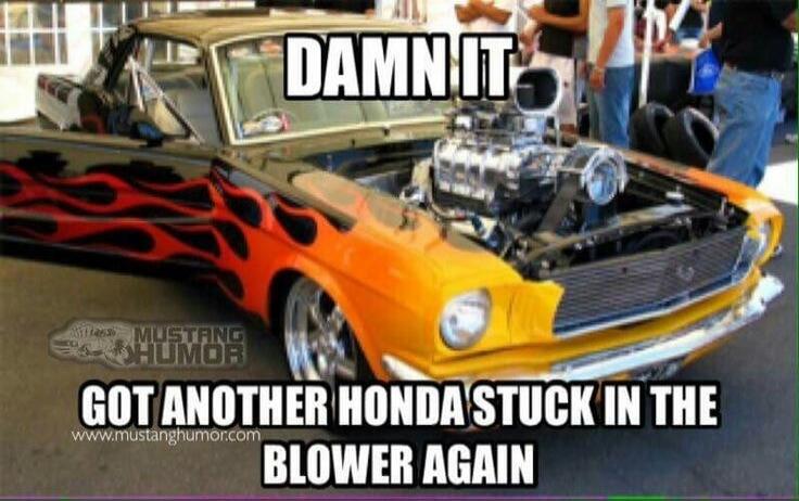 DAMN IT GOT ANOTHER HONDA STUCK IN THE BLOWER AGAIN