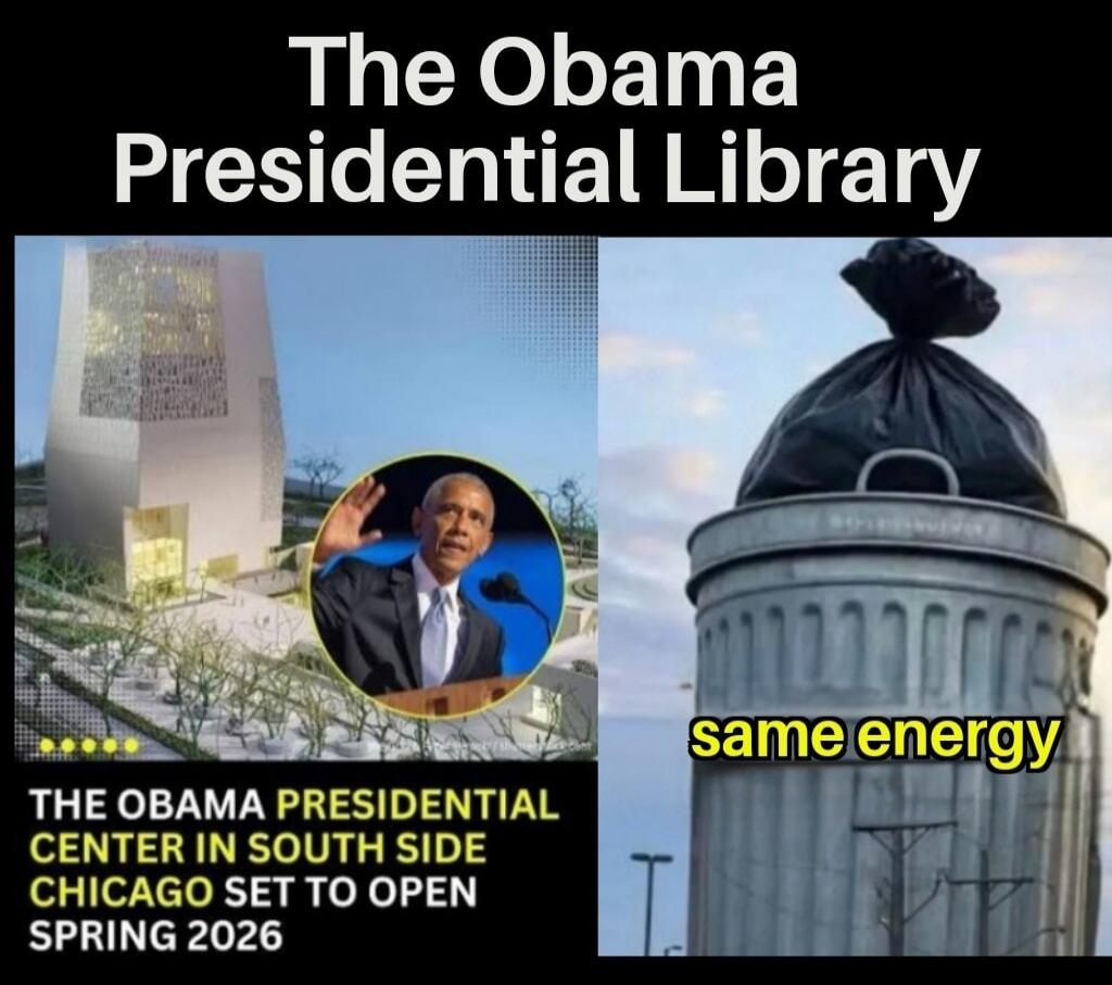 The Obama Presidential Library. THE OBAMA PRESIDENTIAL CENTER IN SOUTH SIDE CHICAGO SET TO OPEN SPRING 2026. same energy.