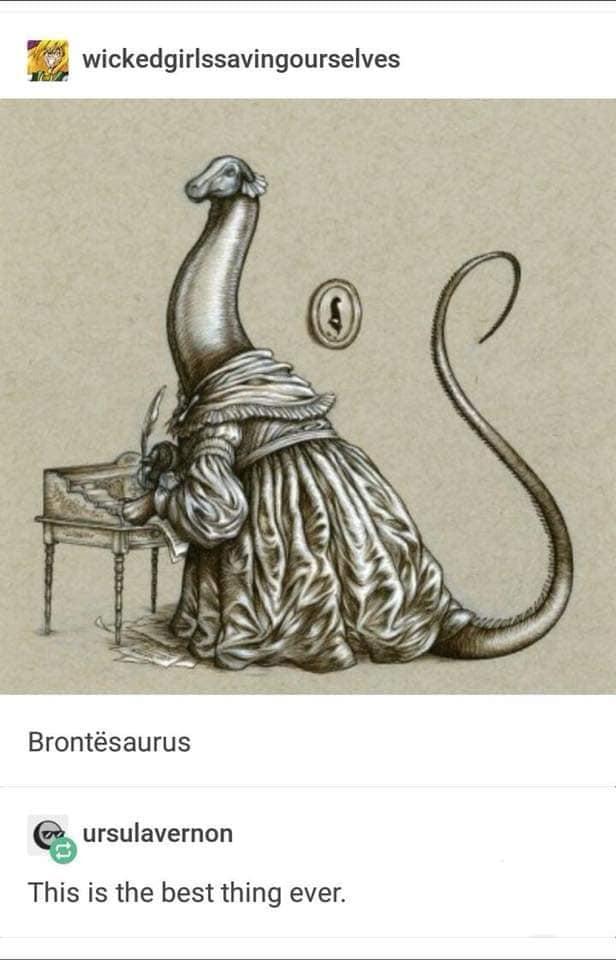 m wickedgirlssavingourselves Brontsaurus ursulavernon This is the best thing ever