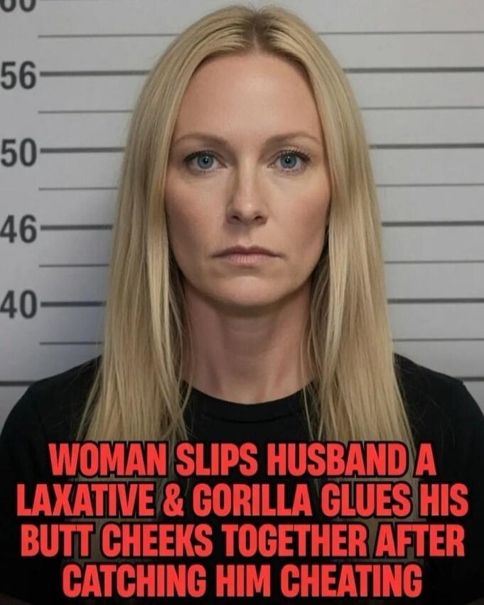 WOMAN SLIPS HUSBAND A LAXATIVE & GORILLA GLUES HIS BUTT CHEEKS TOGETHER AFTER CATCHING HIM CHEATING