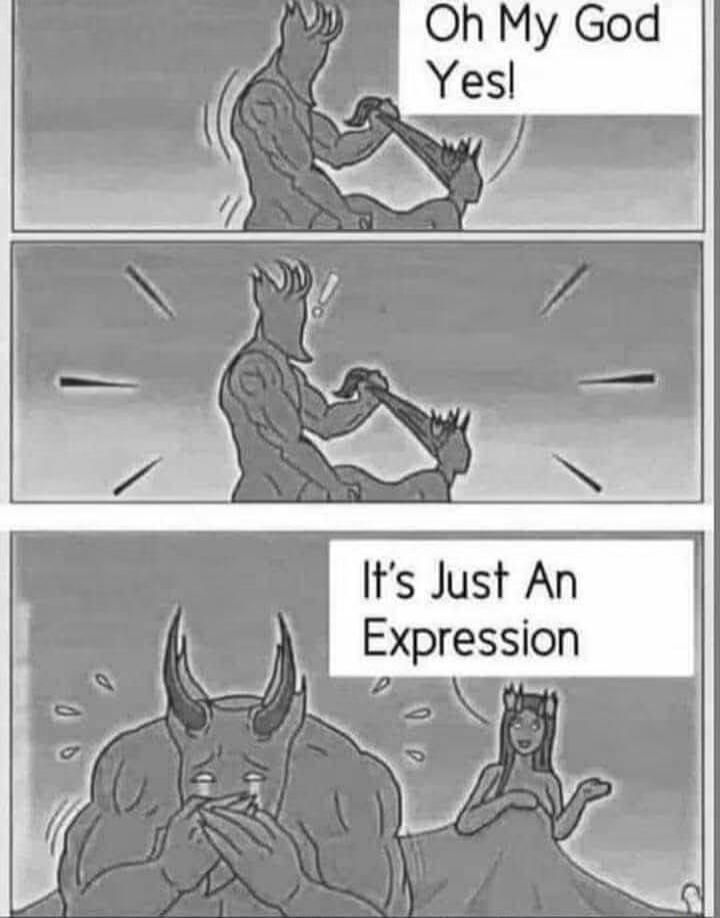 Oh My God Yes! It's Just An Expression