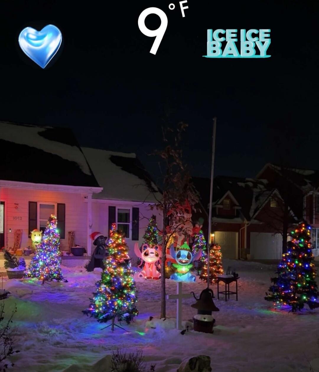 9°F 💙 ICE ICE BABY