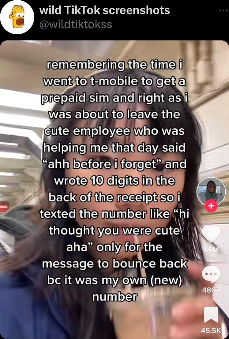 wild TikTok screenshots wildtiktokss nqnght asi thoughtiyou wereute AN aha onlyiforthe