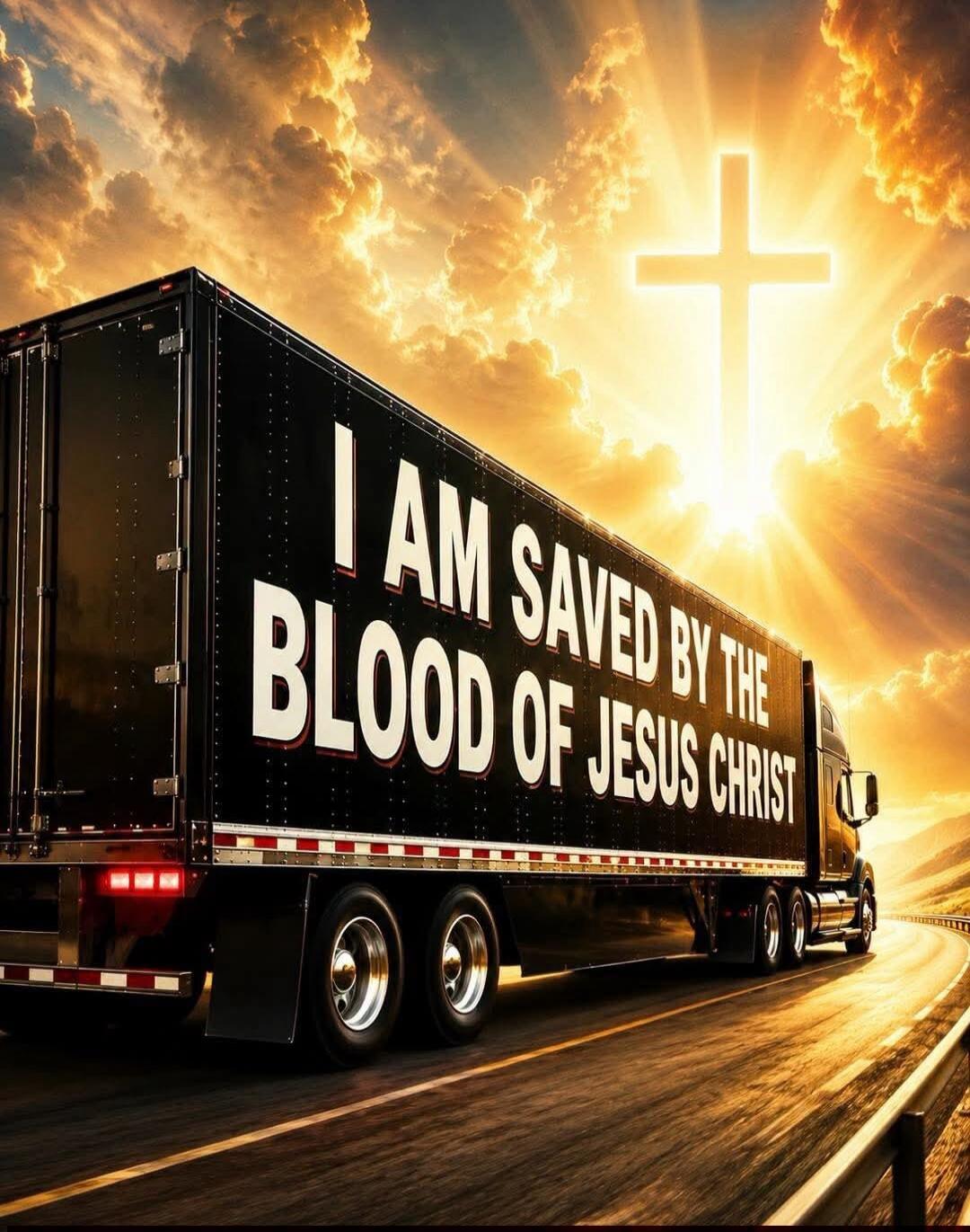 I AM SAVED BY THE BLOOD OF JESUS CHRIST