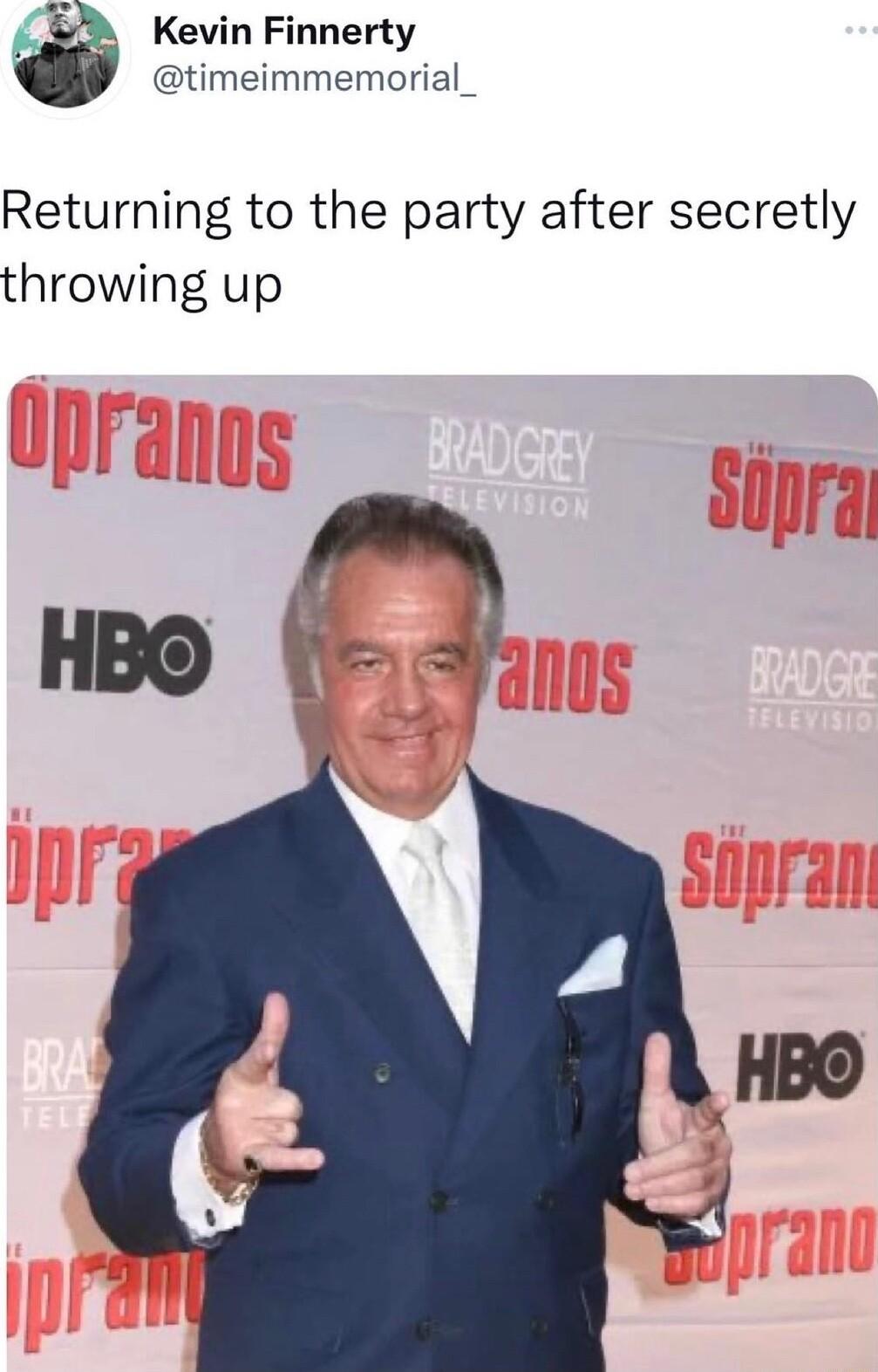 Kevin Finnerty timeimmemorial_ Returning to the party after secretly throwing up Ht