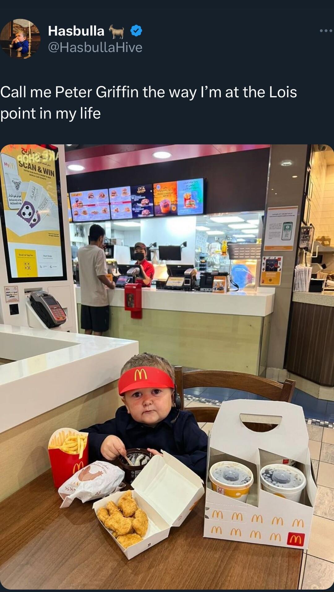 T Hasbulla 4w 3 B EEIE IV Call me Peter Griffin the way Im at the Lois point in my life