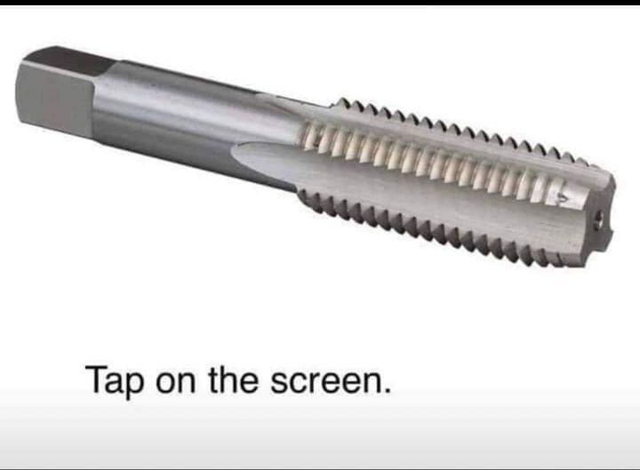 Tap on the screen
