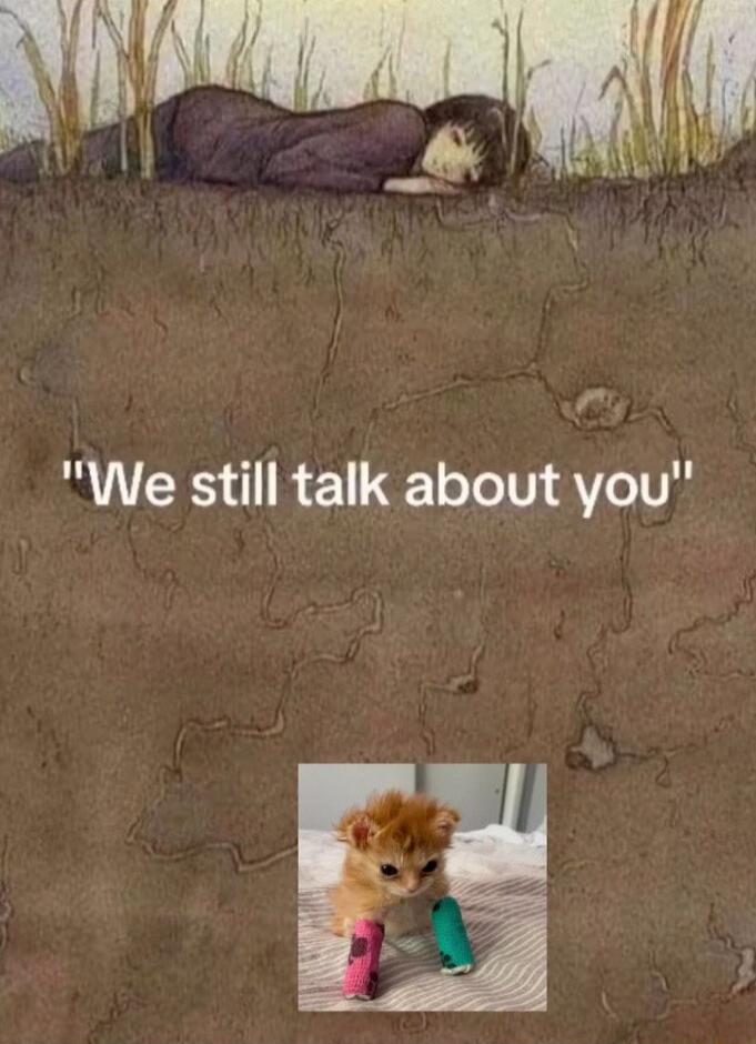 We still talk about you