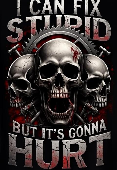 I CAN FIX STUPID BUT IT'S GONNA HURT