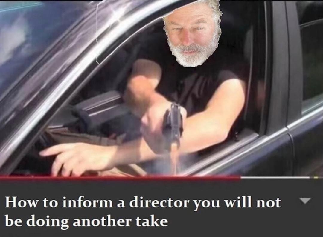 How to inform a director you will not be doing another take