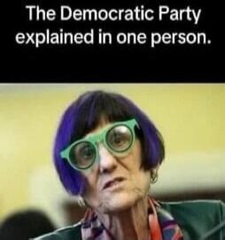 The Democratic Party explained in one person.