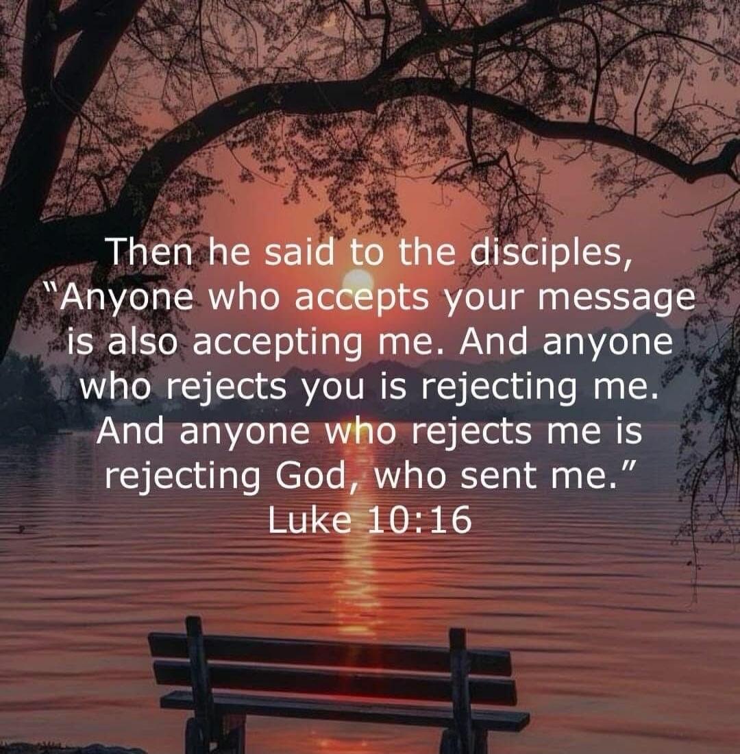 Then he said to the disciples, 