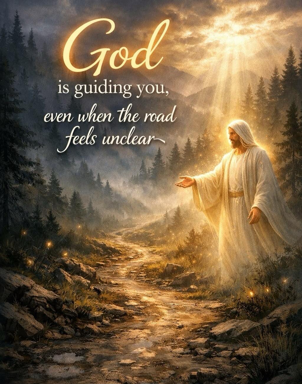 God is guiding you, even when the road feels unclear