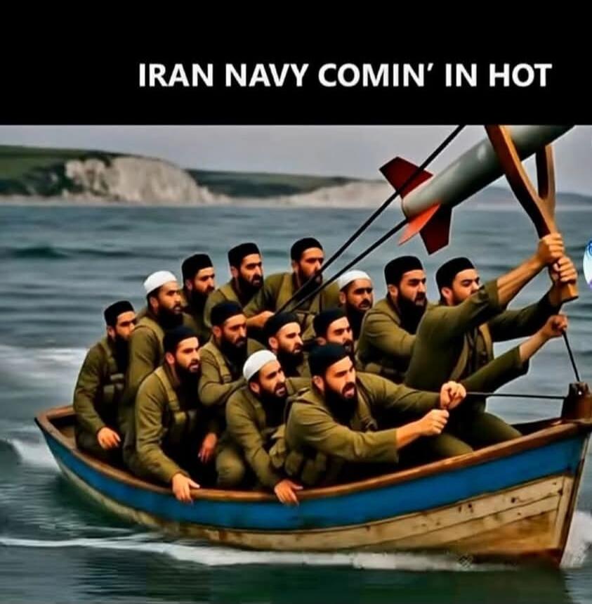 IRAN NAVY COMIN' IN HOT