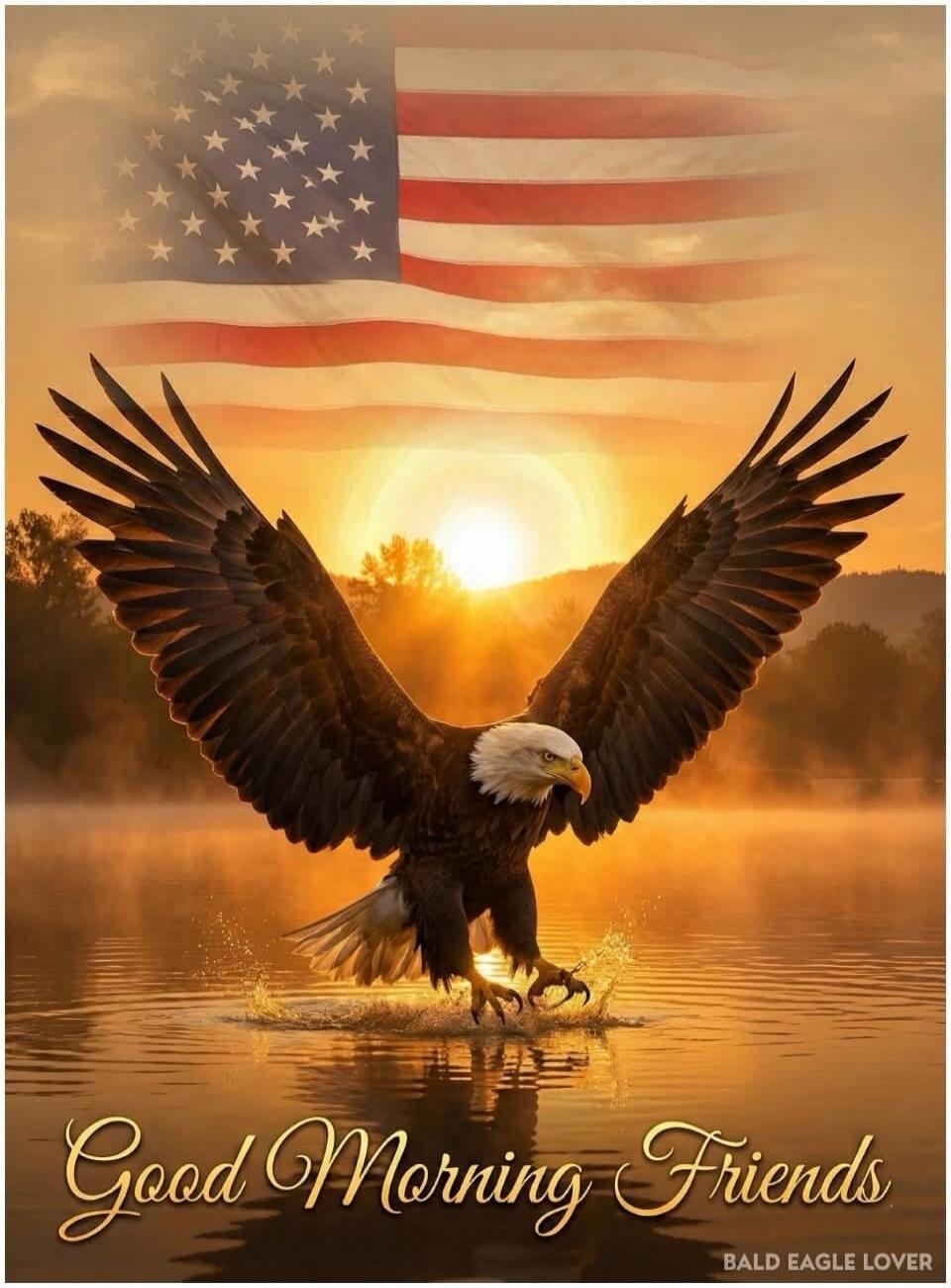 Good Morning Friends BALD EAGLE LOVER