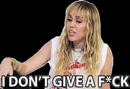 I DON'T GIVE A F*CK
