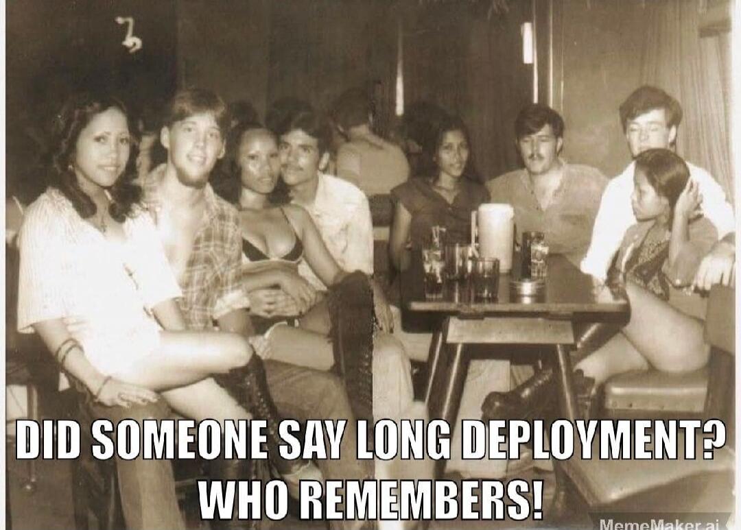 DID SOMEONE SAY LONG DEPLOYMENT? WHO REMEMBERS!