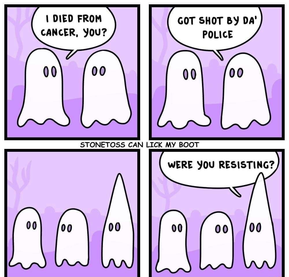 DIED FROM GOT SHOT BY DA CANCER You POLICE