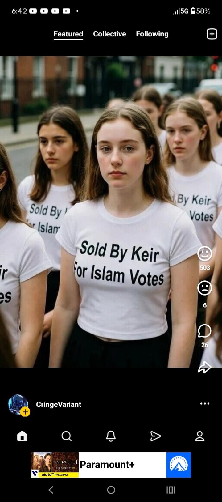 Sold By Keir For Islam Votes. Other shirts partially visible say 'Sold By Islam' and 'By Keir Votes'.