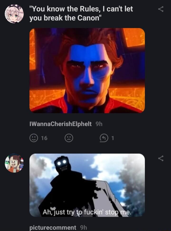 A You know the Rules cant let you break the Canon Anfust trytp fuct picturecomment 9