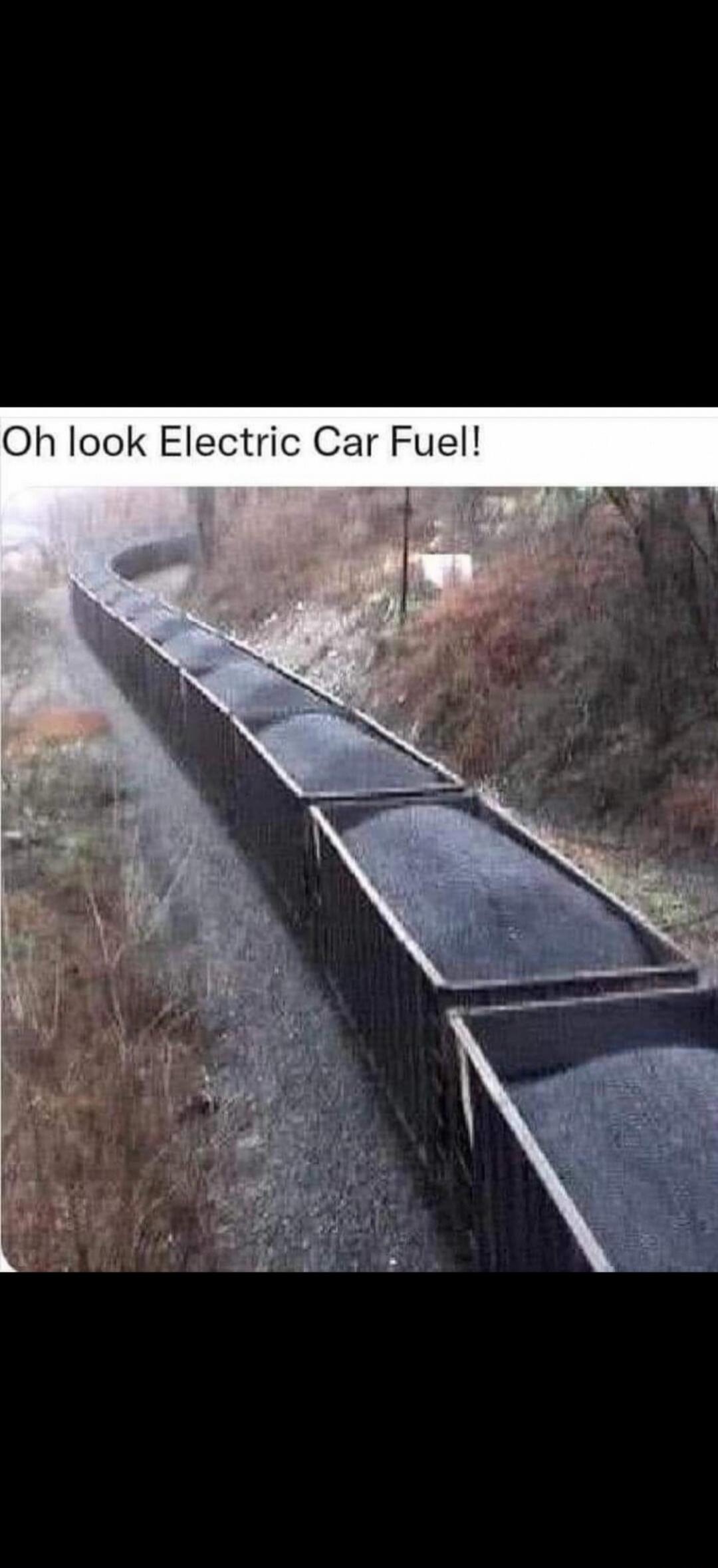 Oh look Electric Car Fuel!