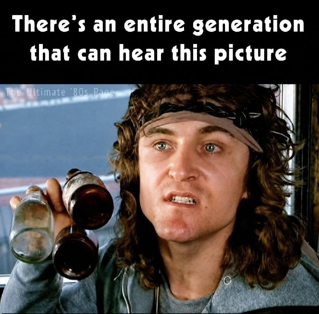 There's an entire generation that can hear this picture. The Ultimate '80s Page.