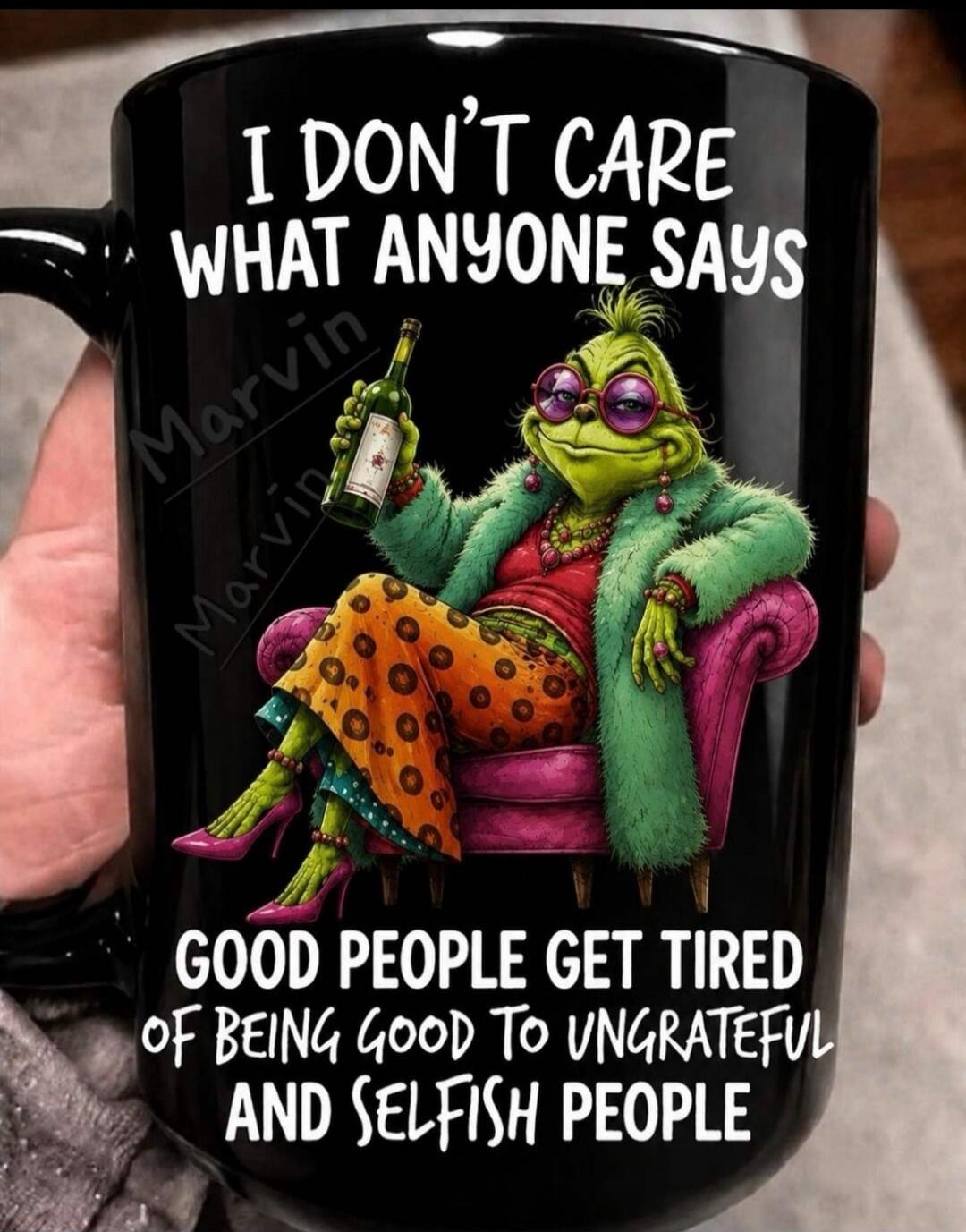 I DON'T CARE WHAT ANYONE SAYS GOOD PEOPLE GET TIRED OF BEING GOOD TO UNGRATEFUL AND SELFISH PEOPLE