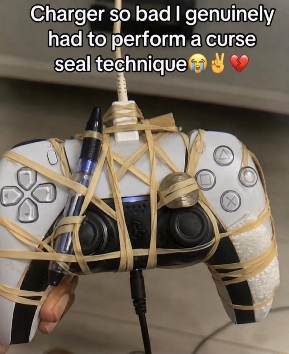 Charger so bad I genuinely had to perform a curse seal technique