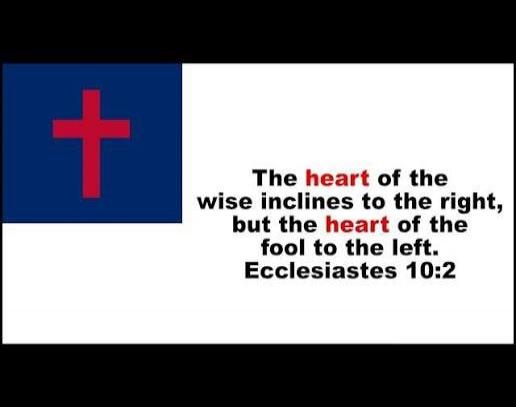 The heart of the wise inclines to the right, but the heart of the fool to the left. Ecclesiastes 10:2
