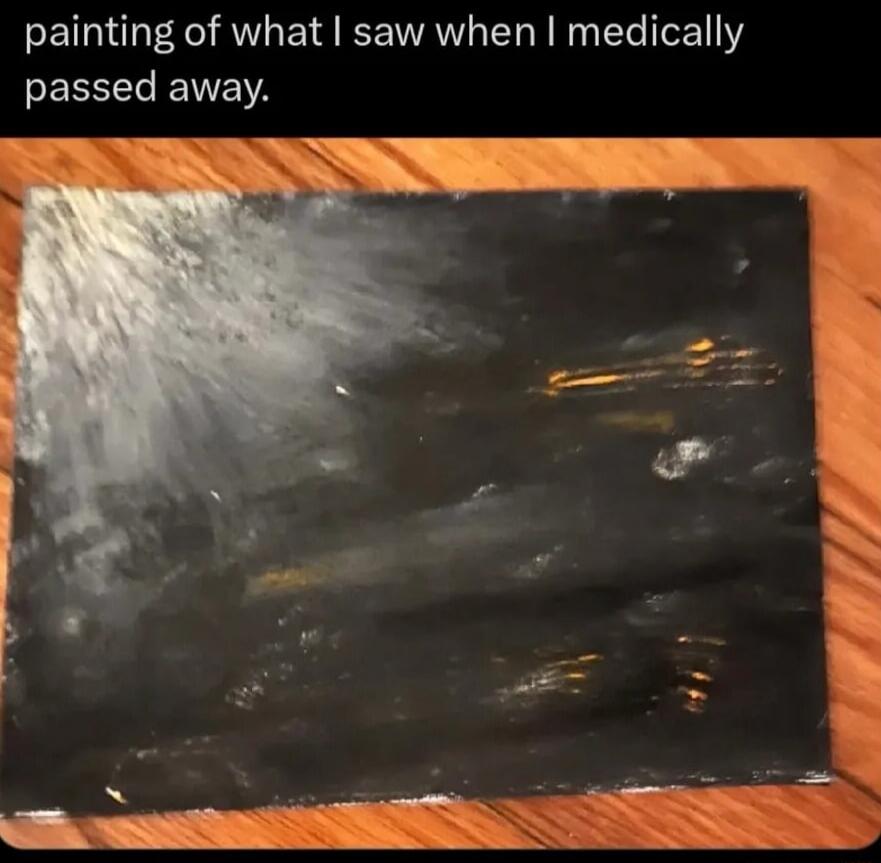painting of what I saw when I medically passed away.