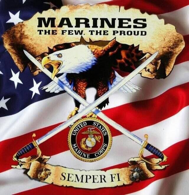 MARINES THE FEW. THE PROUD SEMPER FI UNITED STATES MARINE CORPS
