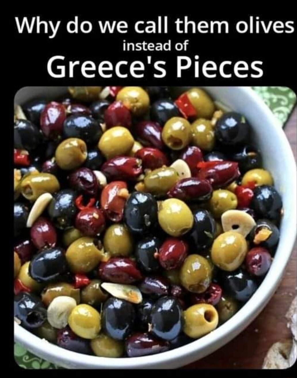 Why do we call them olives QECELE