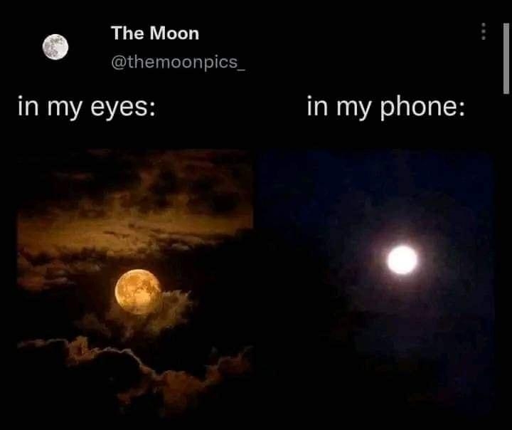 The Moon themoonpics_ in my eyes in my phone 4 T 1755 28 Jul 22 Hootsuite Inc