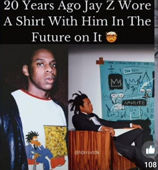 PAORC1 0 VLol AV o A Shirt With Him In The E Future on It