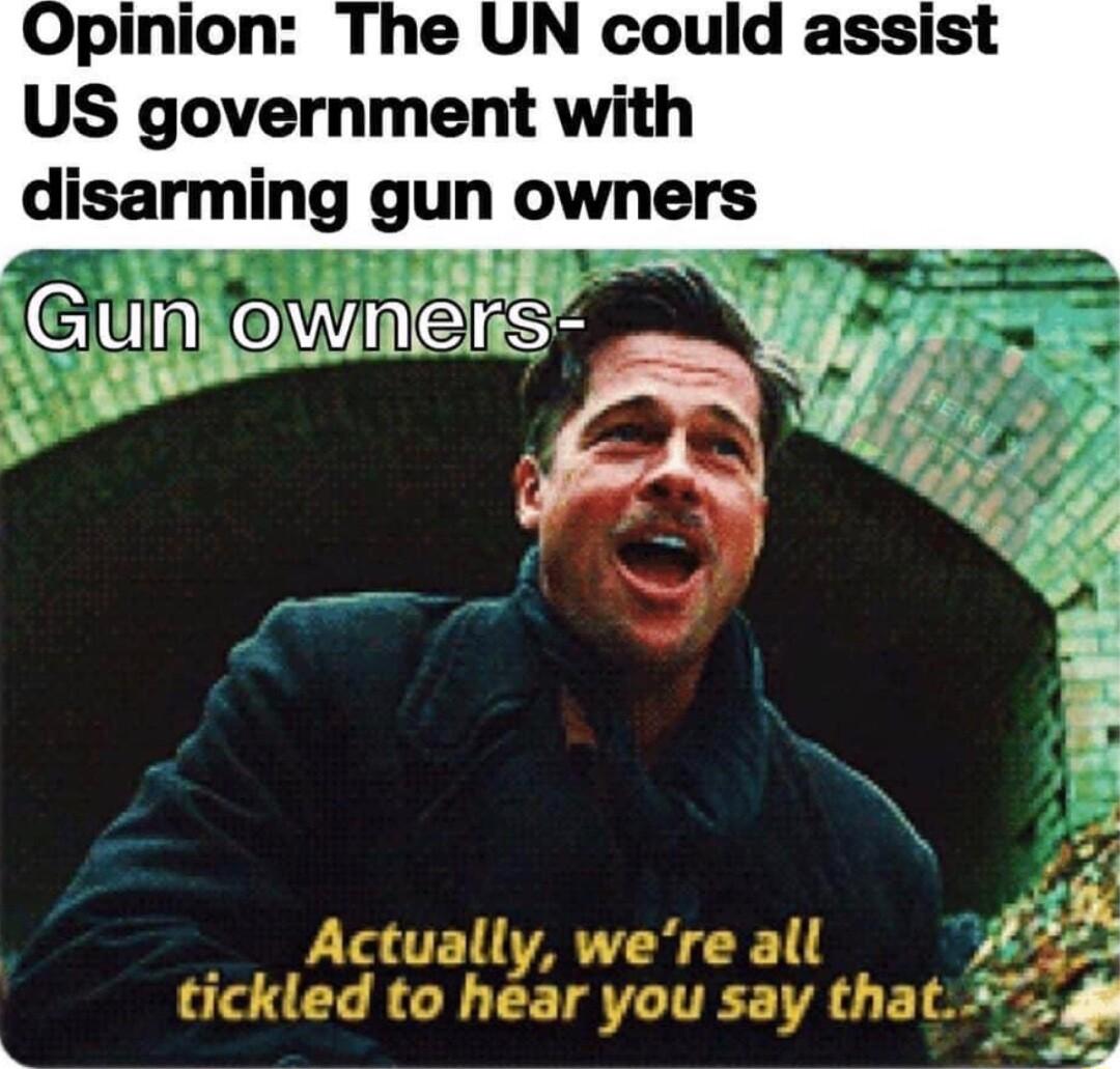 Opinion The UN could assist US government with disarming gun owners