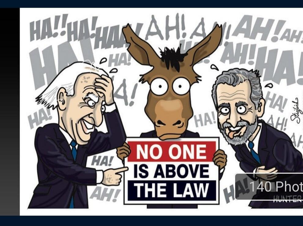 HA!! HA! AH! NO ONE IS ABOVE THE LAW