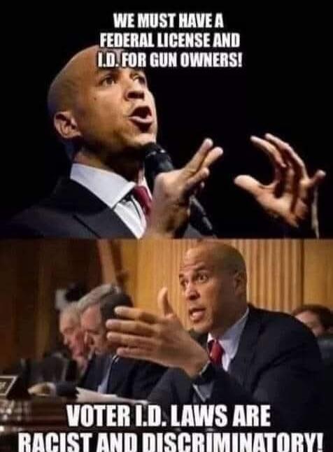 WE MUST HAVE A FEDERAL LICENSE AND I.D. FOR GUN OWNERS! VOTER I.D. LAWS ARE RACIST AND DISCRIMINATORY!