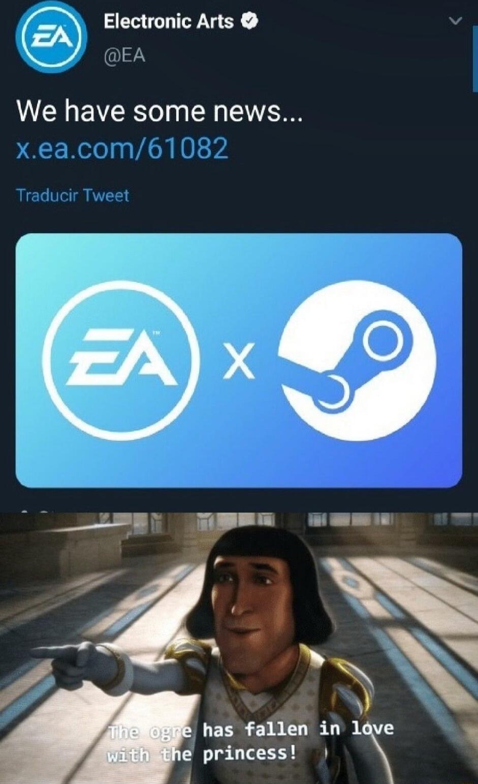 Electronic Arts We have some news 9 4 A htzf ok N