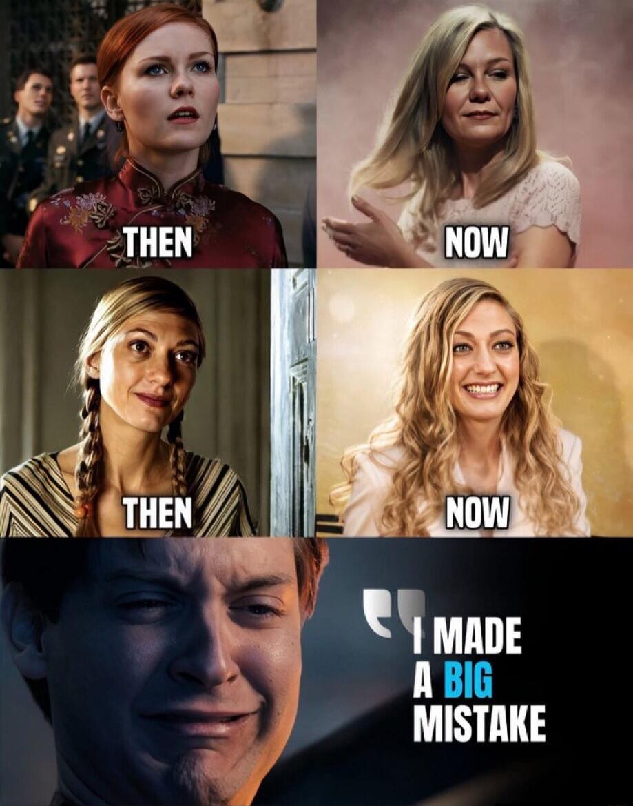 THEN NOW I MADE A BIG MISTAKE