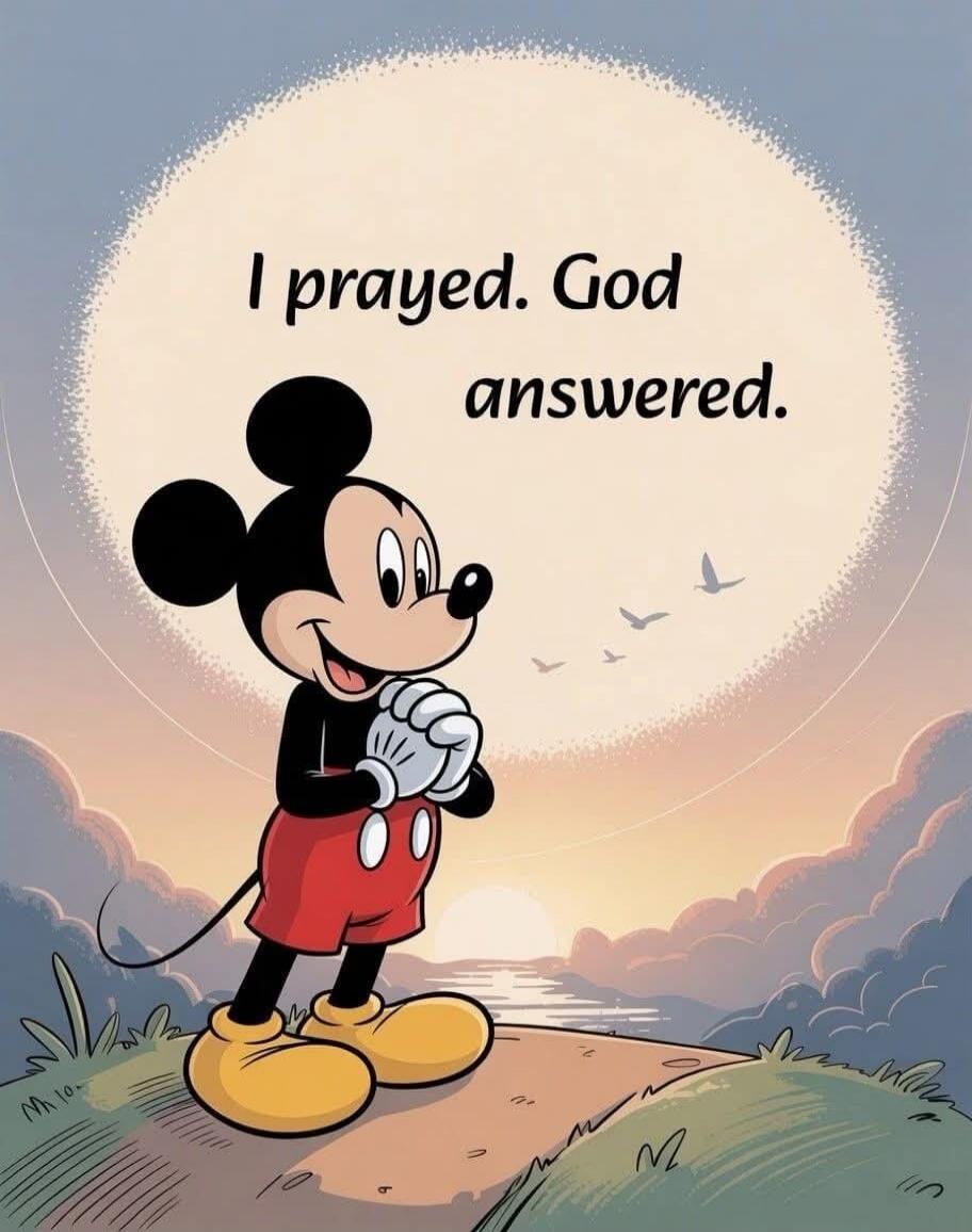 I prayed. God answered.