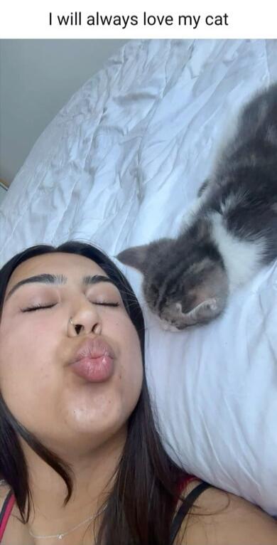 I will always love my cat
