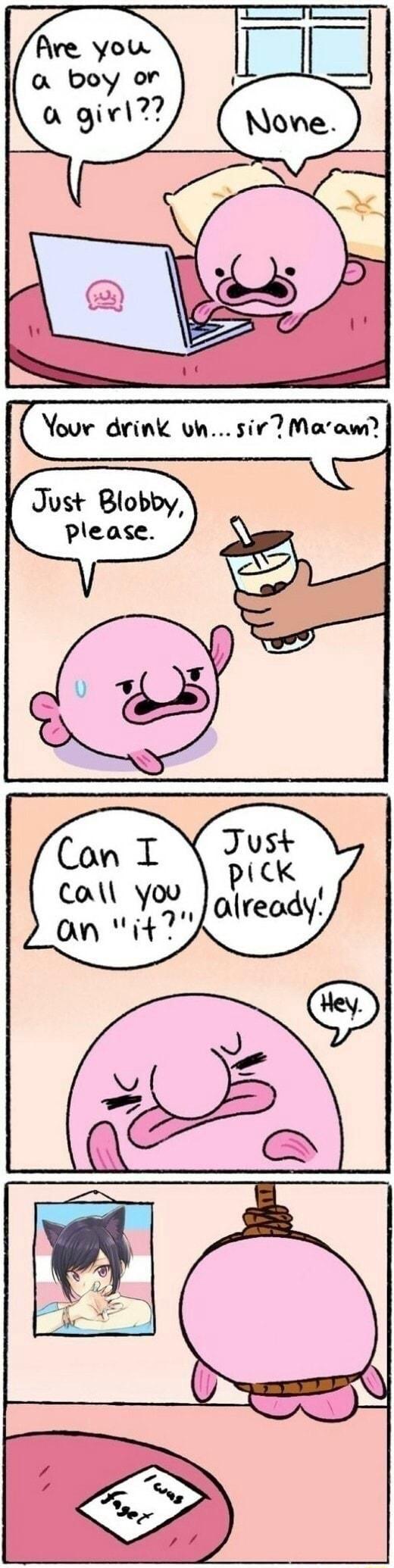 Just Blobby Please Just piek already