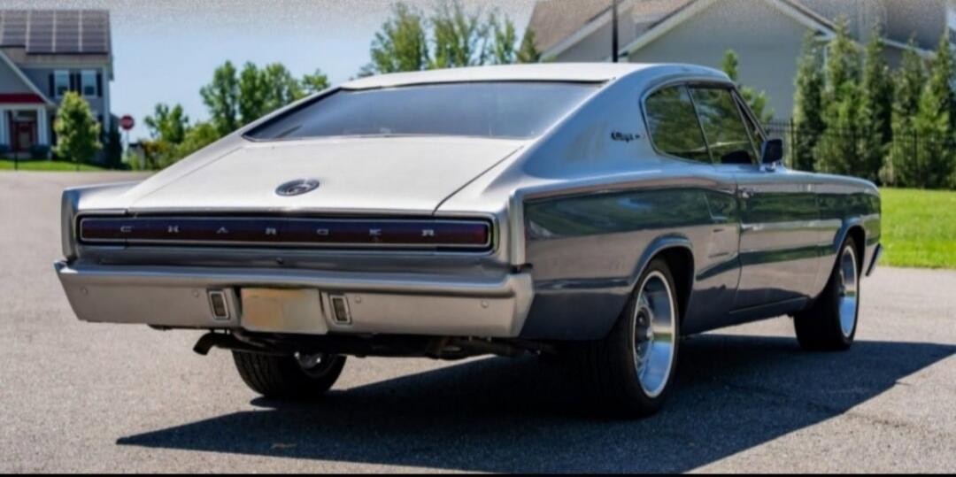 The word 'CHARGER' is visible on the rear of the car.