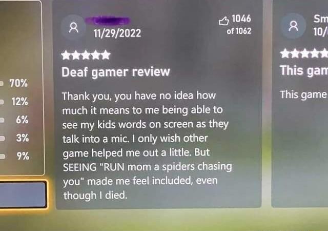 Thank you you have no idea how much it means to me being able to see my kids words on screen as they talkiinto a mic only wish other game helped me out a lttle But SEEING RUN mom