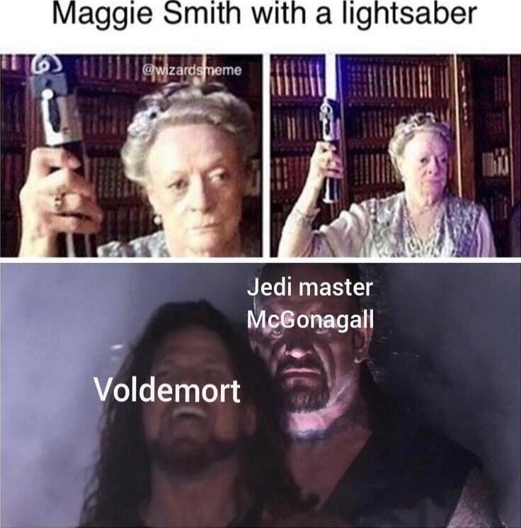 Jedi master MgBonagall to Y Voldemort