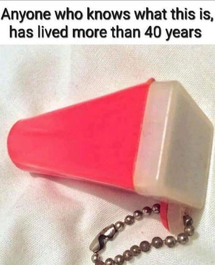 Anyone who knows what this is, has lived more than 40 years