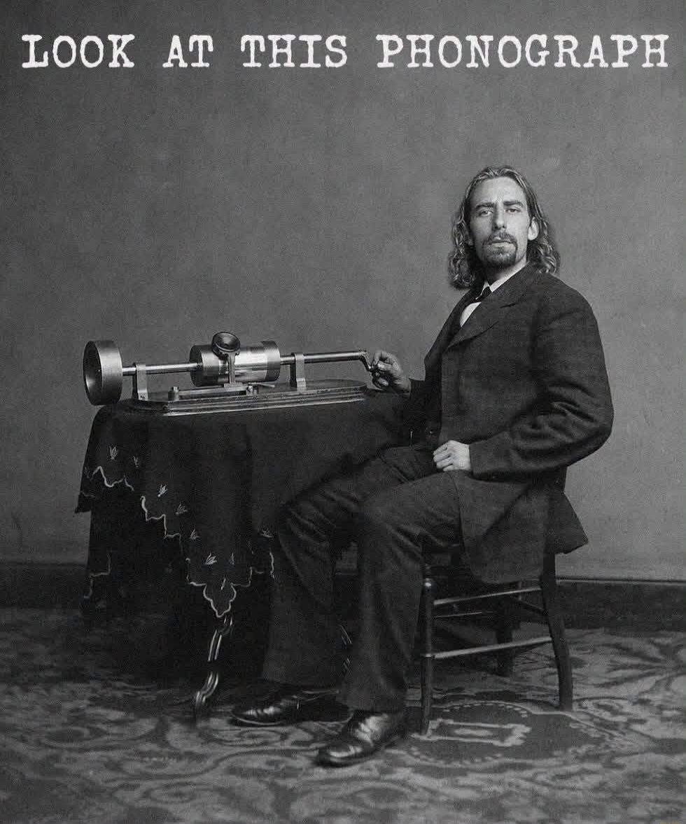 LOOK AT THIS PHONOGRAPH