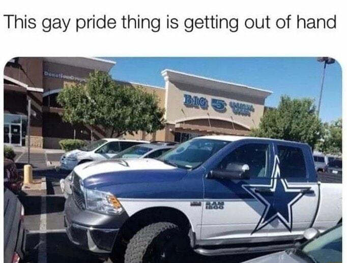 This gay pride thing is getting out of hand