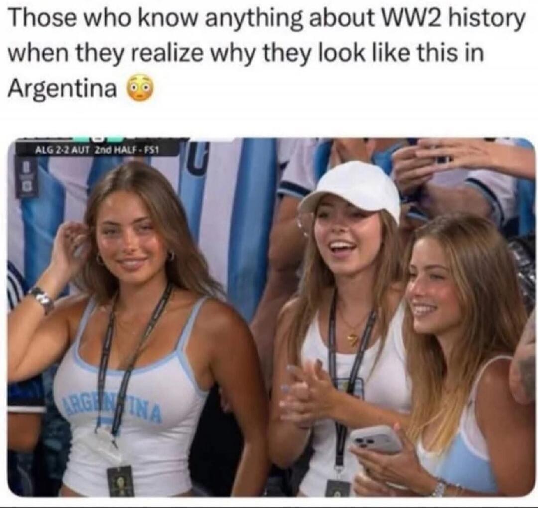 Those who know anything about WW2 history when they realize why they look like this in Argentina 😳 ALG 2-2 AUT 2nd HALF - FS1 ARGENTINA