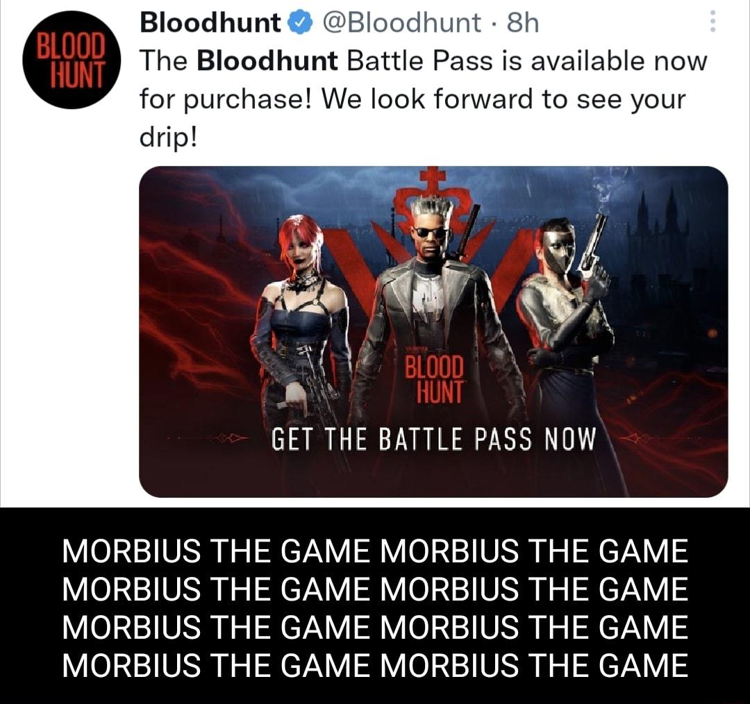 Bloodhunt Bloodhunt 8h The Bloodhunt Battle Pass is available now for purchase We look forward to see your drip GET THE BATTLE PASS NOW VO1341 U N o SN E7ANY R 0 4 VAT B o SHETANY S VO1341 U N o SN E7ANY R 0 4 VAT B o SHETAN VY S VO1341 U N o SN E7ANY R 0 4 VAT B o SHETAN VY S VO1341 U N o SN E7ANY R 0 4 VAT B o SHETAN VY